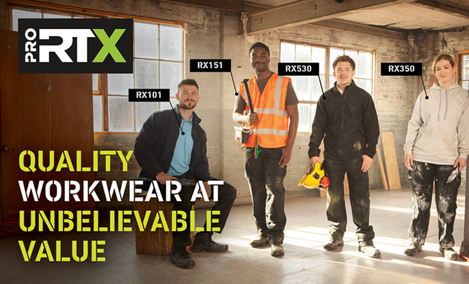 PRO RTX hardwearing workwear clothing from Aspect